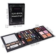 thumbnail image 4 of SHANY Luxe Book Makeup Set - All In One Travel Cosmetics Kit with 30 Eyeshadows, 15 Lip Colors, 5 Brushes, 4 Pressed Blushes, 3 Brow Colors, and Mirro, 4 of 6