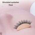 thumbnail image 3 of 3 Pairs Removable Eyelids With Lashes, Replaced Eyelid Silicone  Mannequin Eyelids, Mannequin Head Replacement Eyelids, Makeup Training Eyelashes Extensions Replaceable, 3 of 8