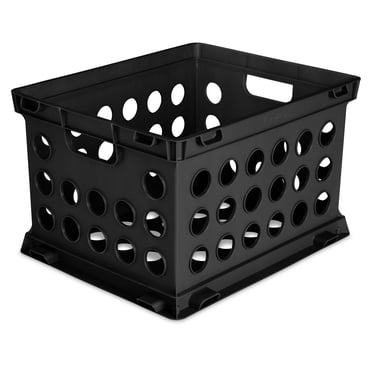 Sterilite File Crate, Black