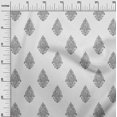thumbnail image 2 of oneOone Georgette Viscose Fabric Leaves|Floral & Paisley Block Print Sewing Fabric BTY 42 Inch Wide, 2 of 4