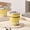 Jaune_nouveau920, variante sur Tasse à Café en Acier Inoxydable avec Couvercle Étanche et Isolation sous Vide, Petite Tasse Portable pour Boissons pour le Bureau et l'Usage Quotidien