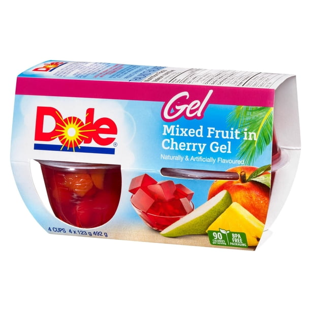 Dole Mixed Fruit in Cherry Gel - Walmart.ca