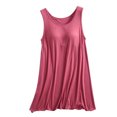 thumbnail image 1 of Robe de Nuit pour Femmes en Liquidation avec Soutien-Gorge Intégré, Vêtement de Nuit pour Femmes Grande Taille, Nuisette Sans Manches, Robe de Sommeil Débardeur, Combinaison Intégrale, Tenue de Détente, Robe, Chemises de Nuit, Robes de Nuit pour Femmes, Nouveau Rouge G, 1 of 9