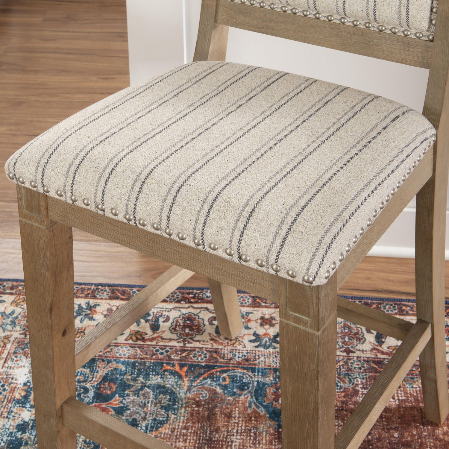 Tabouret de comptoir gris Perle
