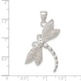 thumbnail image 2 of 925 Sterling Silver Dragonfly Necklace Pendant Charm Insect Arachnid, 2 of 6