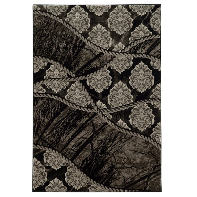 Linon Jewel Ybor Tapis en Polypropylène Fabriqué à la Machine 8'x10 Pieds4 Pouces Brun