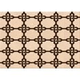 thumbnail image 1 of Ahgly Company Machine Washable Indoor Rectangle Transitional Saddle Brown Area Rugs, 5' x 7', 1 of 7