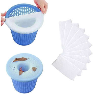 Pool Skimmer Socks, Pools Filter Saver Socks Net for Filters, Ideal Pool Skimmers Baskets and Skimmers, Cleans Debris Leaves for In Ground and Above Ground Pools (10pcs)
