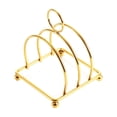 thumbnail image 1 of GROWTH TANK Stainless Steel Toast Rack Compact Countertop Household Serving 3 Slice Slot gold, 1 of 9