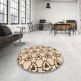 thumbnail image 4 of Ahgly Company Tapis d'Intérieur Lavables à la Machine pour Rectangles de Transition Brun Clair, 4' x 6', 4 of 7