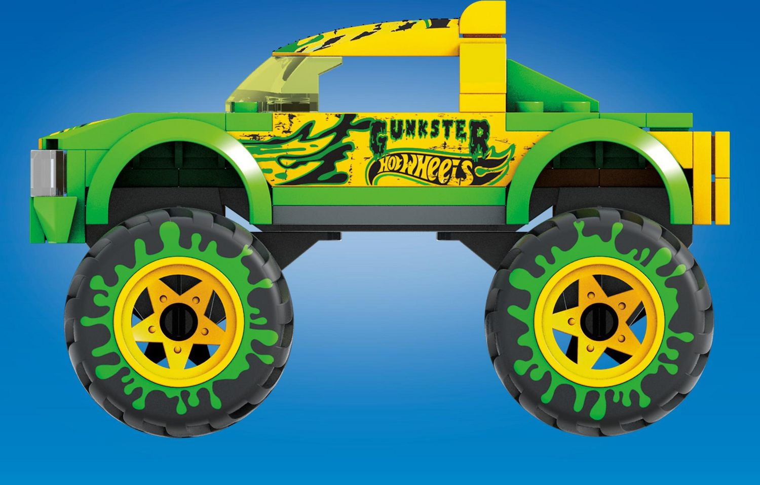 Mega Hot Wheels Monster Truck Gunkster - 69 pièces