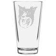 thumbnail image 2 of Border Collie Dog Themed Etched All Purpose 16oz Pint Glass, 2 of 3