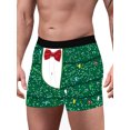 thumbnail image 3 of FAROOT Men? s Underpants Cartoon Patterns Print Middle Waist Boxer Briefs, 3 of 7