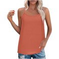thumbnail image 1 of Yuyuzo Camisoles Débardeurs pour Femmes Sans Manches Hauts de Sortie Encolure Carrée Camis Décontractés Amples T-Shirts Tees, 1 of 7