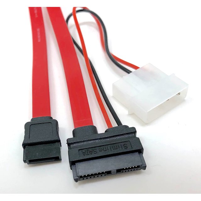 Micro Connectors, Inc. 20-inches Slimline SATA Cable (F03-162)