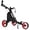 Rouge, variante sur Goplus Chariot de Golf Pliant à 3 Roues avec Sac, Tableau d'Affichage, Poignée Ajustable, Gris