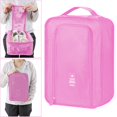 thumbnail image 1 of Dvkptbk Shoe Bags for Travel, Portable Travel Multifunctional Storage Carrying Box, Travel Shoe Bags, Foldable Shoe Storage Bag Hand Carrying Shoe Organizer, Pink, 1 of 9