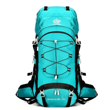60 L Sac à Dos de Voyage Randonnée Camping avec Housse de Pluie, Sac à Dos Résistant à l'Eau, Sac à Dos d'Escalade pour Hommes Femmes