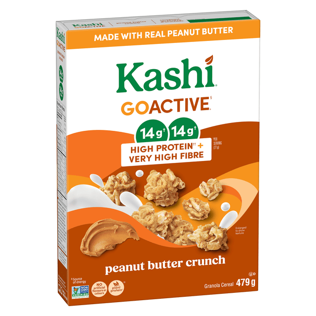 Céréales granola Kashi® GOACTIVE™ Croquant au beurre d’arachide, 479 g
