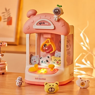 Toys Games Kids,Christmas Decorations,Baby Toys Clearance,Christmas Gifts Novelty Gag Toys for Girls Boys,Space Claw Machine Children's Toy Household Electric Small Clip Doll Play House Game Machine