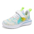 thumbnail image 1 of FAOWME Chaussures de Course Décontractées Confortables à Lacets en Maille pour Enfants Vert 11-11.5 Ans, 1 of 8