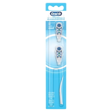 Oral-B Deep Clean Battery Powered Toothbrush Replacement Brush Heads