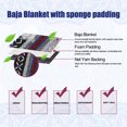 thumbnail image 4 of Unique Bargains Universal Seat Cover Baja Blanket Style Bucket Multicolor for SUV Car Automotive, 4 of 7