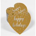 thumbnail image 2 of Inkdotpot Happy Holiday Bottle Tag Real Silver Foil Favor Hang Tag 100 Pack, 2 of 6