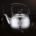 thumbnail image 3 of Lipstore Heat Resistant Stainless Tea Pot Teapots Stovetop Tea Maker, 3 of 8