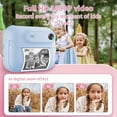Kids Instant Print Camera with HD Shooting, 16x Zoom, Video Recording ...
