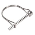 thumbnail image 1 of Trailer Coupler Pin, Stainless Steel Shaft Locking Pin Sturdy Trailer Hitch Security Lock Set Simple Fixing and Removal Multifunction Trailer Pin Locking Pin for Gardening Lawn, 1 of 7