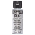 thumbnail image 1 of Folkart Metallic Acrylic Paint Silver Anniversary, 2 fl oz, 1 of 7