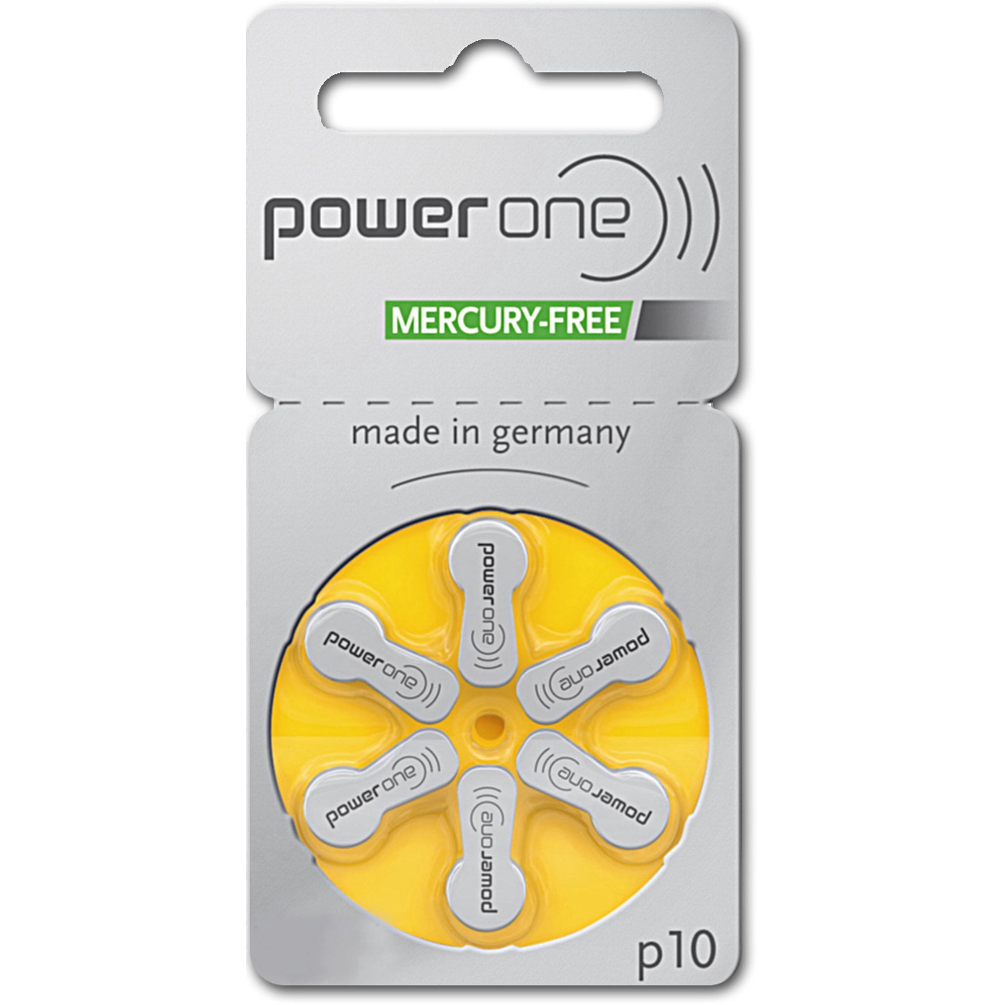 PowerOne Piles pour Aide Auditive Taille 10, Lot de 120
