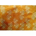thumbnail image 4 of oneOone Cotton Silk Fabric Leaves & Floral Block Printed Craft Fabric BTY 42 Inch Wide, 4 of 4