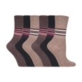 thumbnail image 1 of Gentle Grip - 6 Pairs Ladies Gentle Grip Non Elastic Crew Socks, 1 of 2