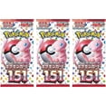 thumbnail image 1 of Pokemon TCG: Japanese 151 (SV2A) Booster Pack - 3 Packs, 7 Cards Each - Collectible Trading Cards, 1 of 1