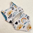 thumbnail image 4 of Pisexur Maillots de Bain Filles Maillot de Bain Bébé Garçon Maillot de Bain Deux Pièces Imprimé Melon D\'eau Haut Triangle Réglable & Ensemble Shorts pour Bébé Piscine 6M-4 Ans, 4 of 4