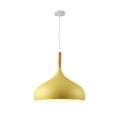 thumbnail image 1 of Wood Metal Colorful Pendant Lamp, Creative Ceiling Pendant Light Fixture, Modern Pendant Lighting, Farmhouse Pendant Light for Over Kitchen Island Dining Room Table Bar Entrance Cafe, 1 of 7