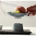 thumbnail image 1 of Fruit Basket for Kitchen,Small Side Table,Fruit Bowl Fruit Bowl Dessert Bowl Ceramic Bowl Ice Cream Bowl Side Bowl Indoor Table Fruit Bowl Kitchen Fruit Basket Pedestal Fruit Bowl,Small Kitchen Table, 1 of 4