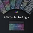 thumbnail image 3 of Yellow & White Candy Colour Rainbow Backlit Detachable Keyboard Case for iPad Mini 4 / Mini 5, 3 of 7