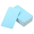 thumbnail image 1 of Unique Bargains 3.5' x 2' Blank Paper Business Cards, 90 Pack Small Index Flash Cards Words Message Note Card, Blue, 1 of 7