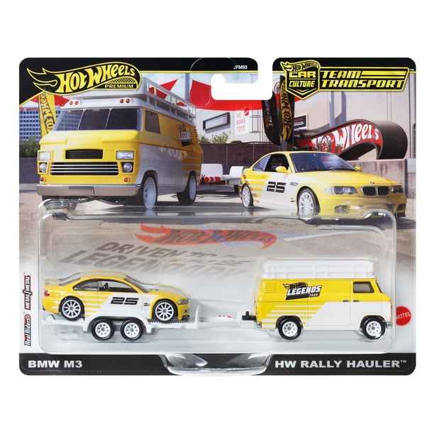 Hot Wheels Legends Tour Team Transport Hauler & Toy Car, 2-Pack of