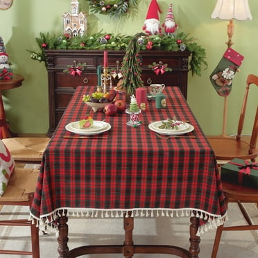 EGNMCR Christmas Decorations, Christmas Ornaments, Christmas Tablecloth Christmas Surrounding Feeling Tablecloth Home Dining Table Suitable For Christmas Or Daily Decoration Christmass tablecloth