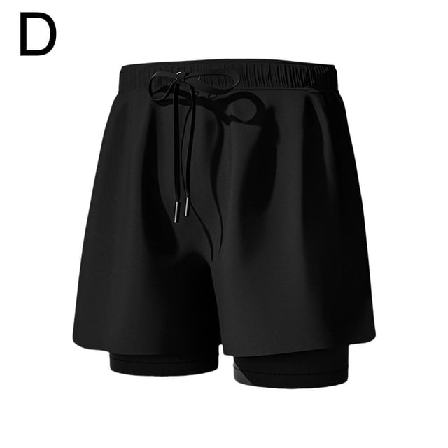 Maillot de Bain avec Doublure de Compression Extensible pour Hommes Séchage Rapide 2