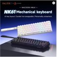 thumbnail image 1 of AJAZZ NK61 Clavier Mécanique de Jeu Filaire 60 % RVB à Commutation à Chaud 61 Touches Commutateur Rouge Mini Clavier pour Gamer PC Neuf, 1 of 7