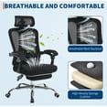 thumbnail image 1 of Royalbelle Ergonomic Office Chair - Home Desk Chair with Footrest,High-Back Mesh Computer Chair with Adjustable Lumbar Support Headrest,Swivel Rolling Task Chairs for Home,Office, 1 of 9