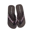 thumbnail image 3 of LSLJS Pantoufles pour Femmes, Sandales de Plage d'Été à Motif Floral pour Femmes à Talon Compensé, Sandales de Plage à Plateforme, Chaussures de Plage, 3 of 9