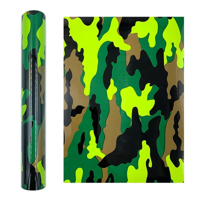 Camouflage Heat Transfer Film Heat Transfer Vinyl Clothing DIY Printing