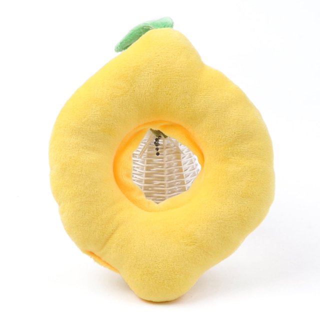 QualitChoice Cat Neck Cone Puppy Accessories Elizabethan Collars Adjustable Dogs Collar Breathable Surgery Kitten Cones Lemon Pattern S 1Set