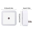 thumbnail image 3 of YYV Warm Night Lights Plug Into Wall LED Christmas Light Bulb Bed Lights With Autos Sensor for Kids Bedroom Kitchen Hallway, 3 of 9
